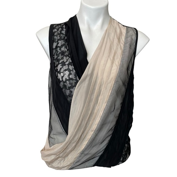 Diane Von Furstenberg Tabitha - Silk Blouse | Women 8 | Black - Picture 3 of 15